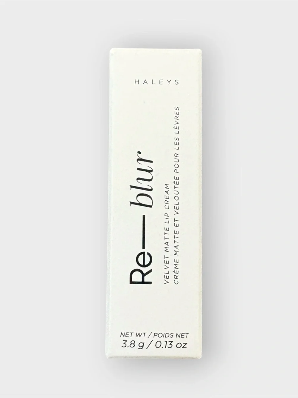 Haleys Re-blur Velvet Matte Lip Cream - Petal, NIB, 3.8g